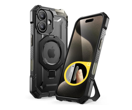 Etui do telefonów Supcase Ub Grip Mag Magsafe do iPhone 16 Black 843439150317